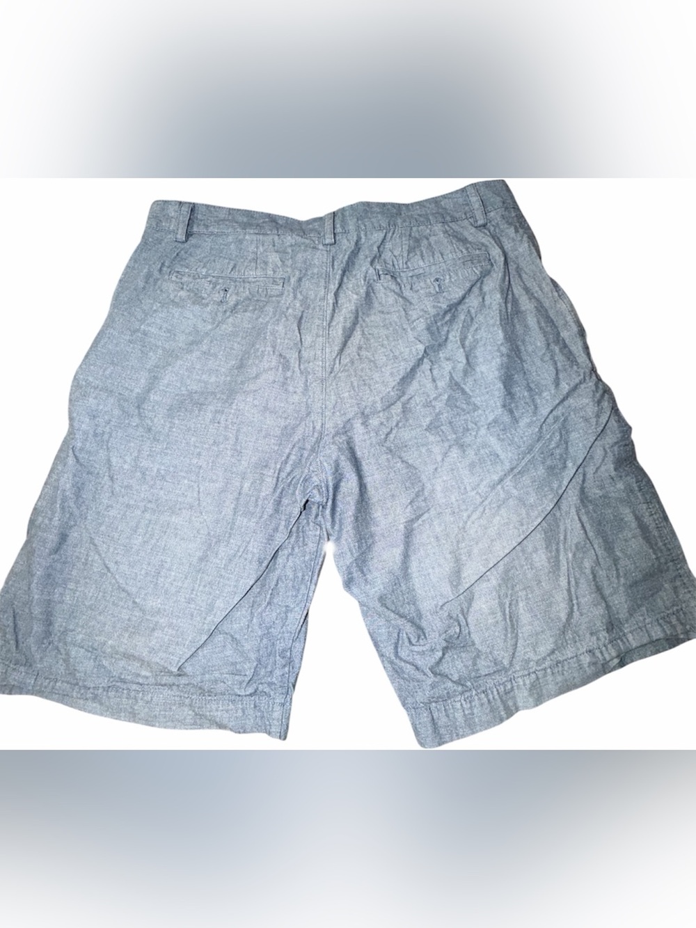 Size 34 Blue Islander Linen, Banana Republic, Pull&Bear Men’s Shorts Bundle of 3 - Picture 10 of 15